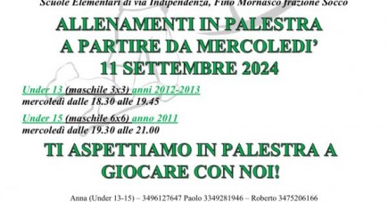 Nuovo settore giovanile maschile
